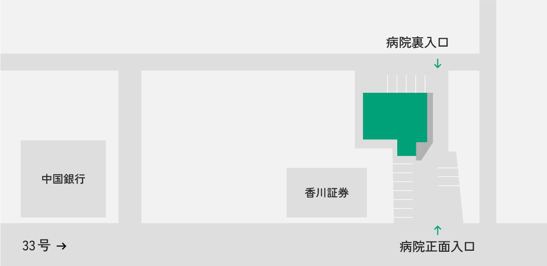 丸亀しぶや内科クリニック 狭域地図